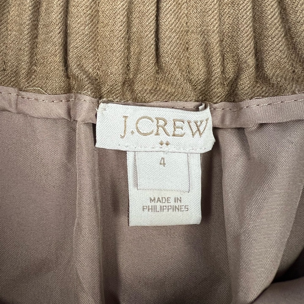 J. Crew Wool Blend Paperbag Waist Sidewalk Mini Skirt - 4 - Picture 7 of 10